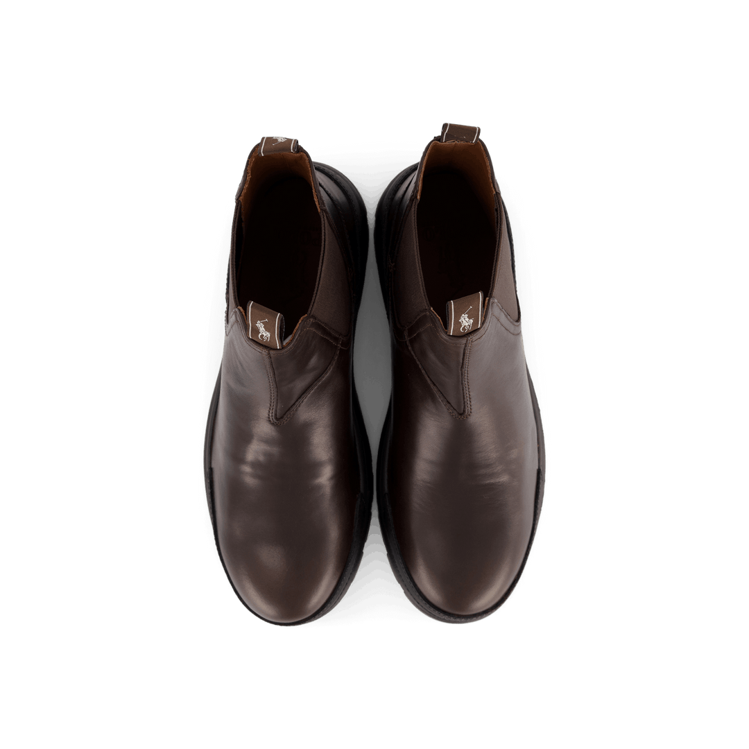Oslo Leather Chelsea Boot Dk Brown