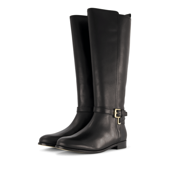 Blayke Burnished Leather Tall Boot Black