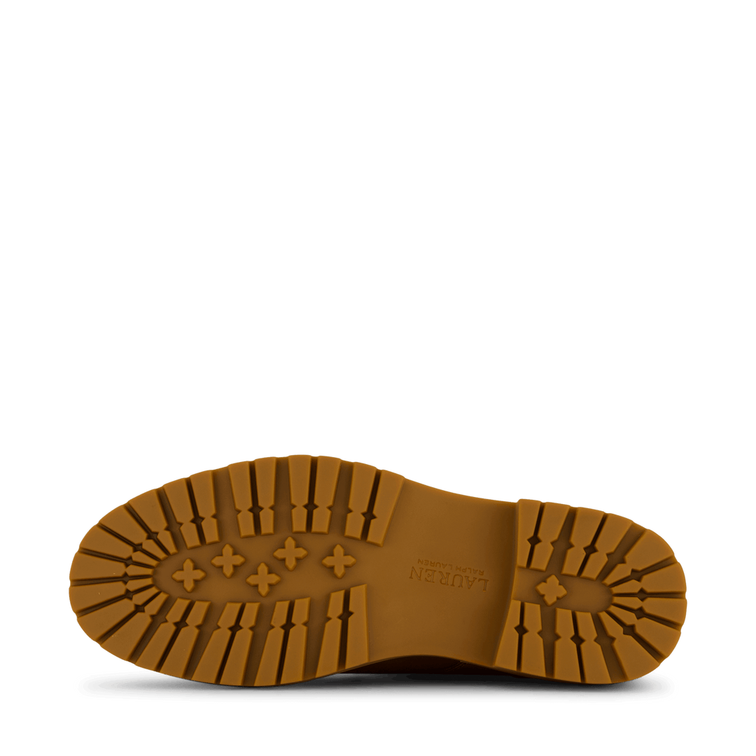 Cammie Burnished Leather Boot Deep Saddle Tan