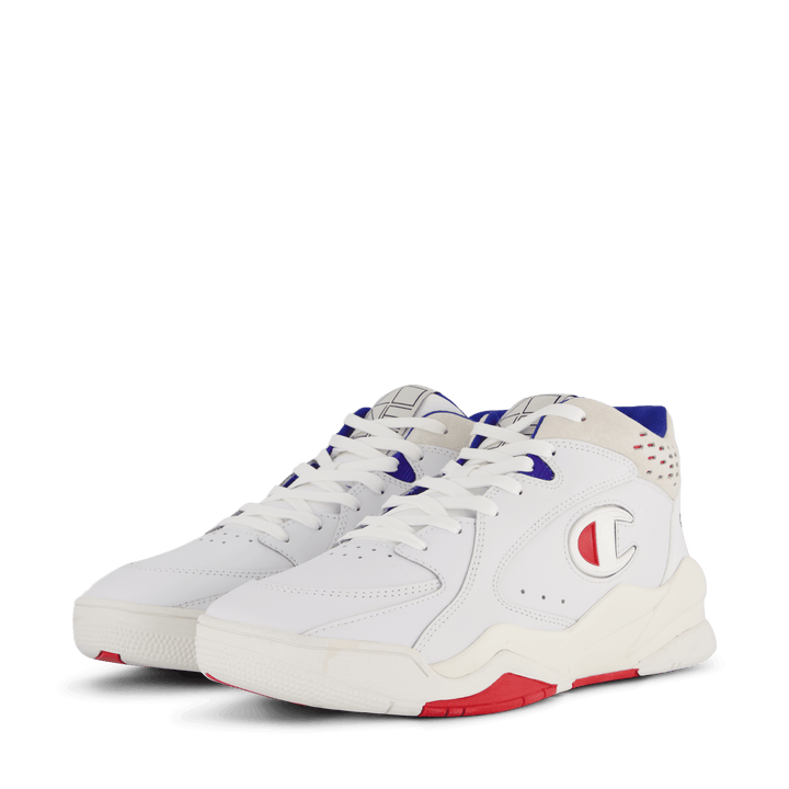 Mid Cut Shoe Z90 White/royalblue/red