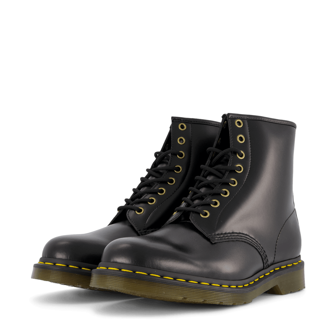 Vegan 1460 Black Norfolk Flat & Black Bor