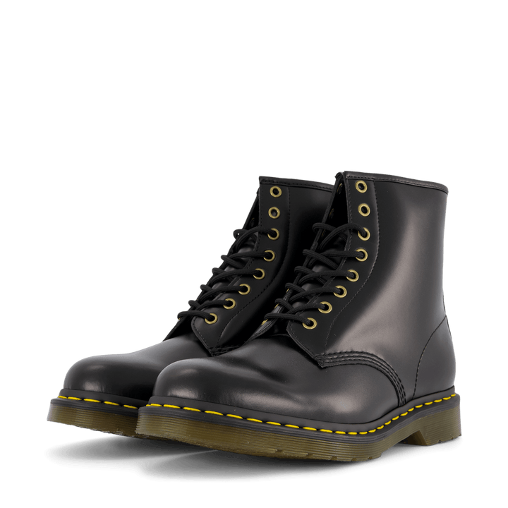 Vegan 1460 Black Norfolk Flat & Black Bor