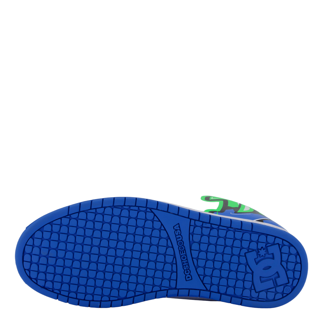Court Graffik White/lime/turquoise