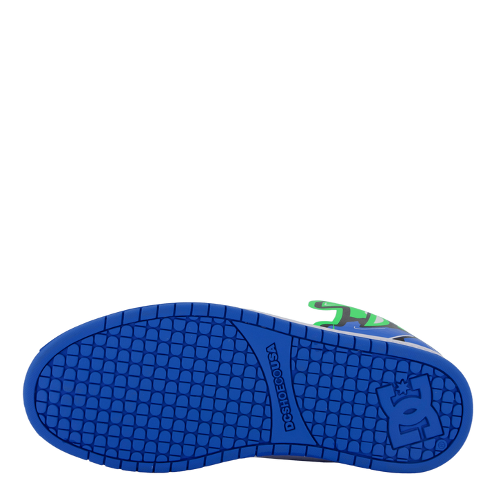 Court Graffik White/lime/turquoise