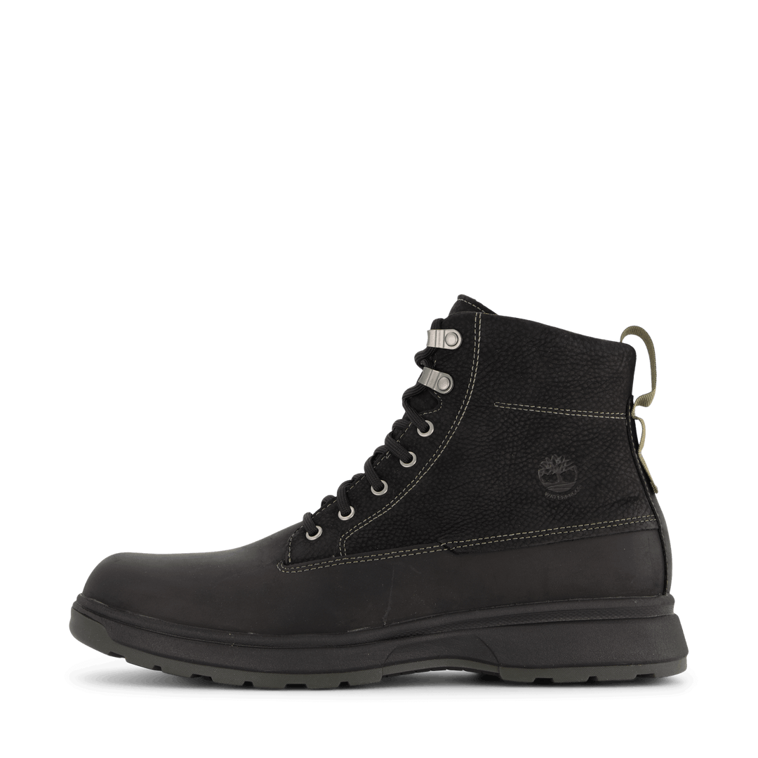 Atwells Ave Mid Lace Up Waterp Jet Black