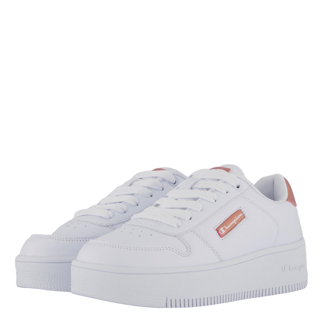 Rebound Platform Glitz Low Cut Bright White