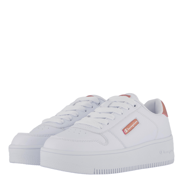 Rebound Platform Glitz Low Cut Bright White