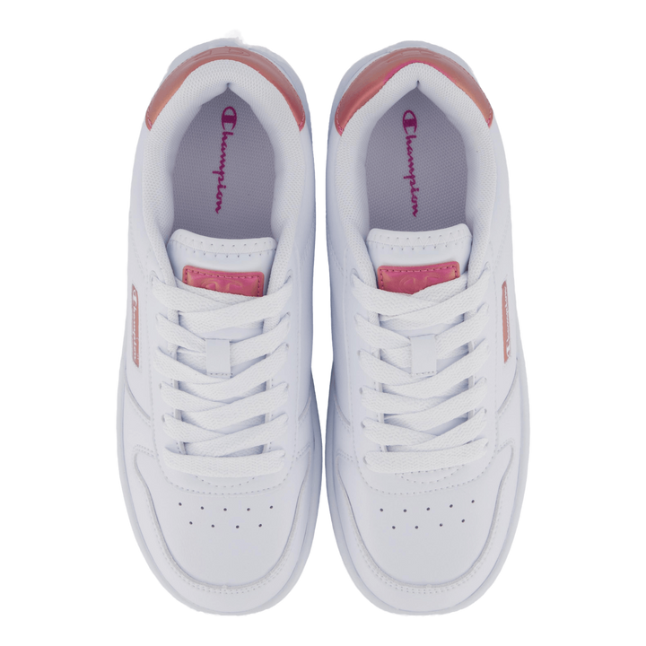 Rebound Platform Glitz Low Cut Bright White