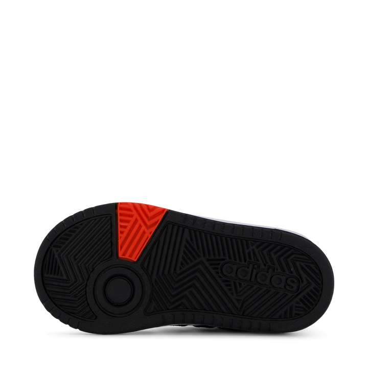 Hoops Shoes Cloud White / Core Black / Bright Red