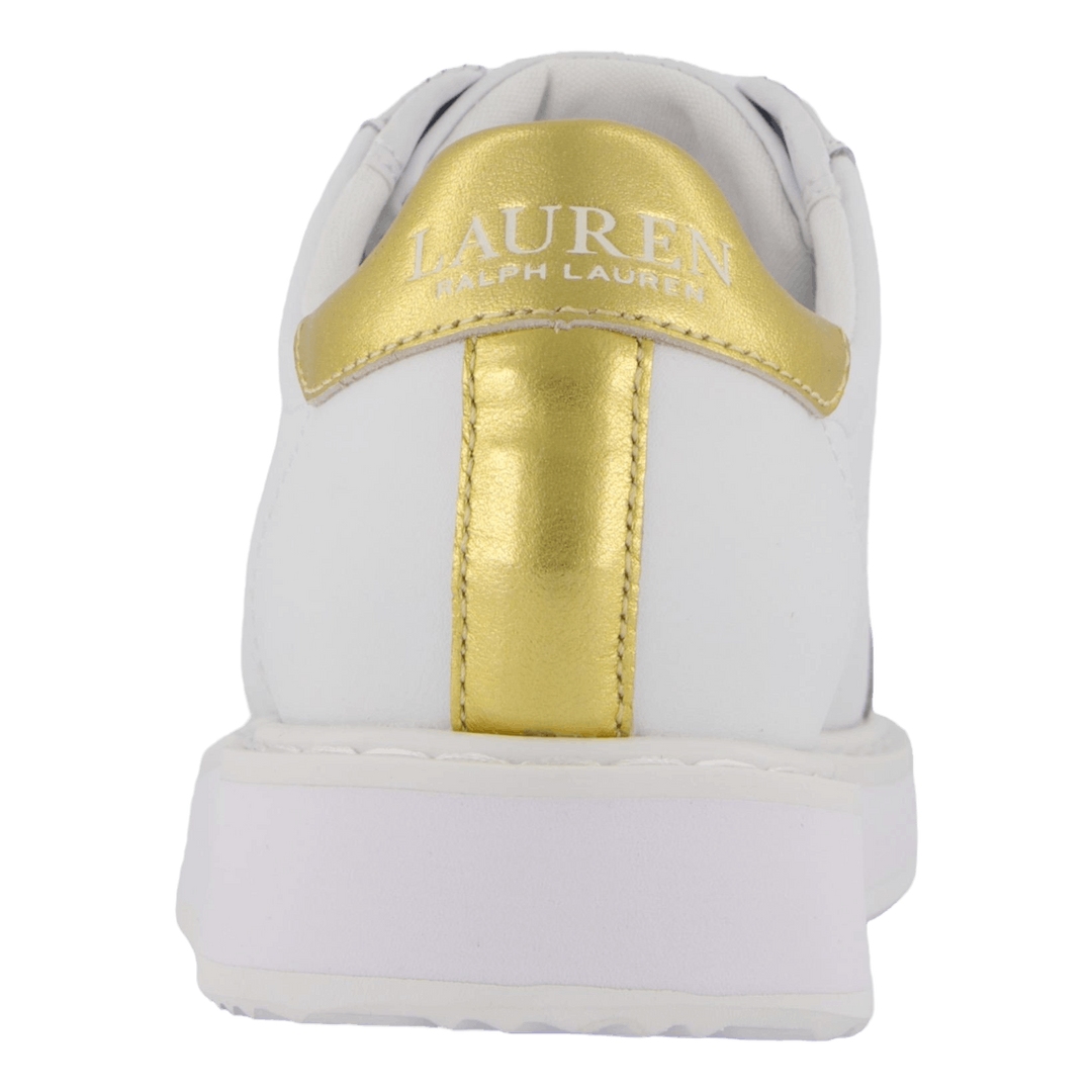 Angeline IV Action Leather Sneaker RL White / RL Gold