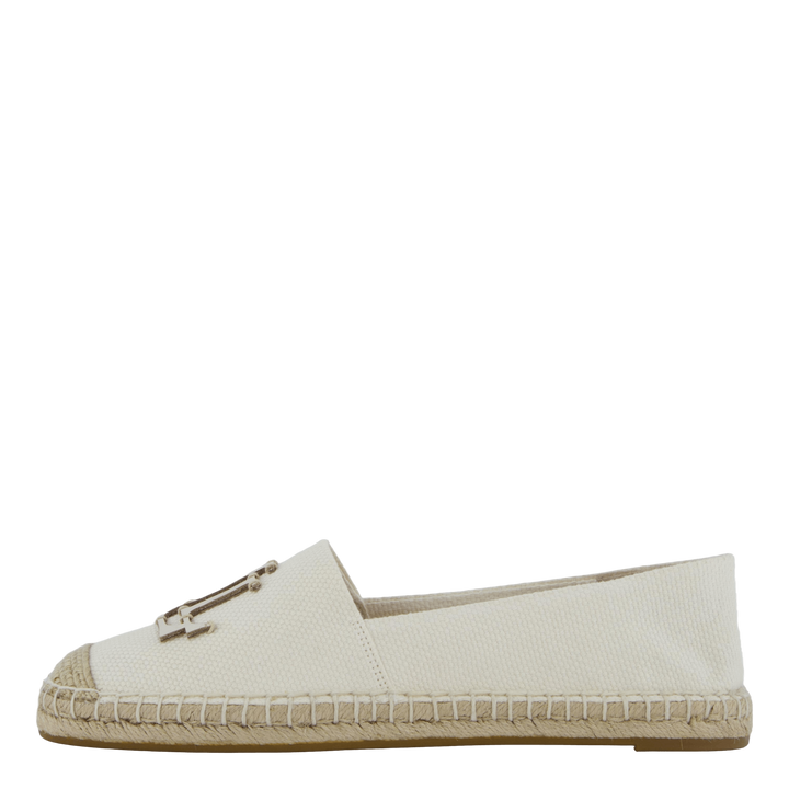 Cameryn III Canvas & Leather Espadrille Soft White / Neutral / Soft White