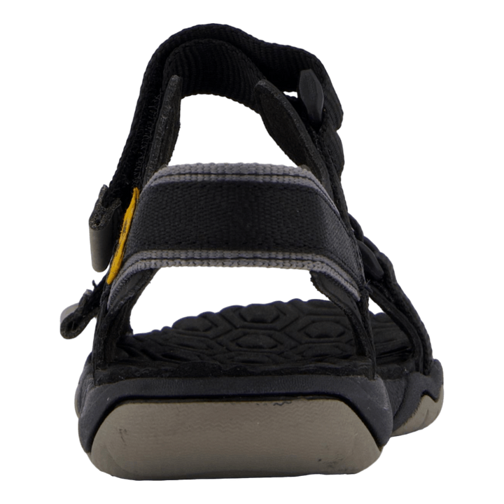 2 Strap Sandal Jet Black