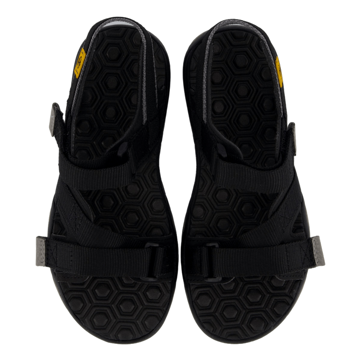 2 Strap Sandal Jet Black