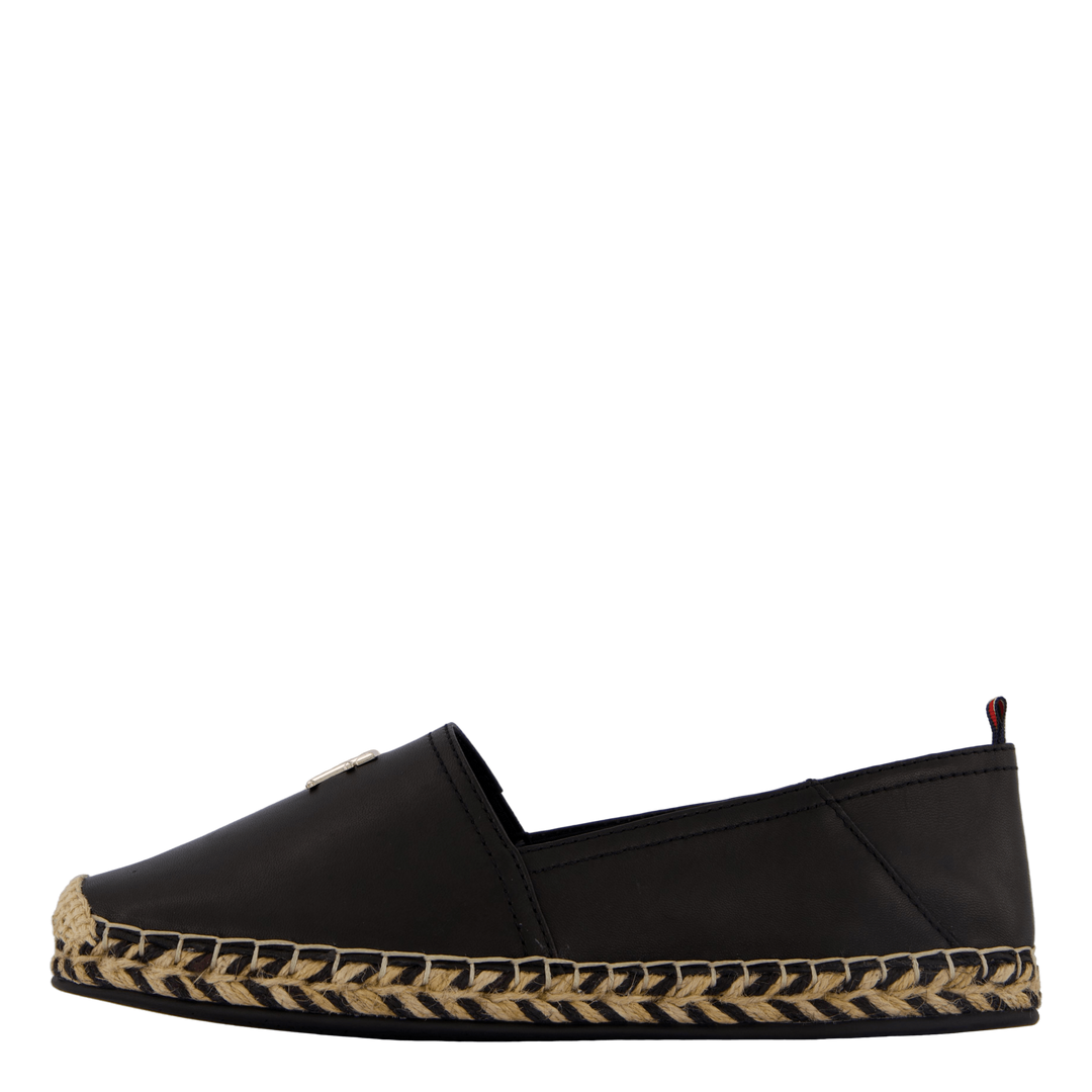 Th Leather Flat Espadrille