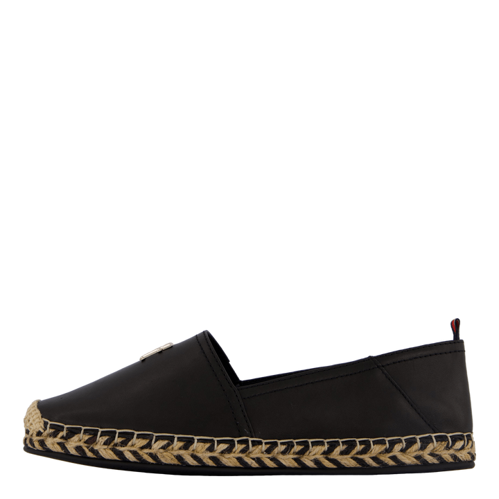 Th Leather Flat Espadrille