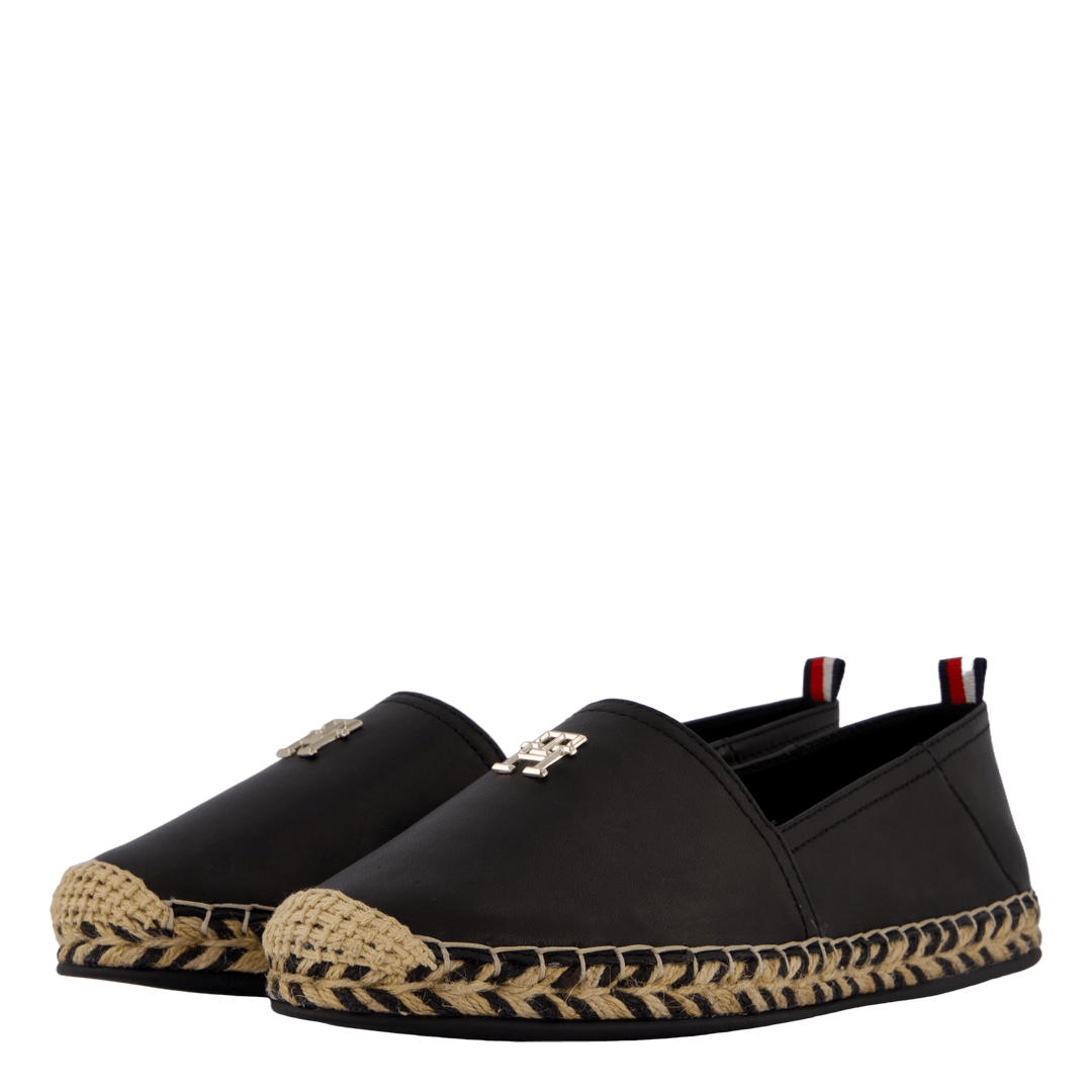 Th Leather Flat Espadrille