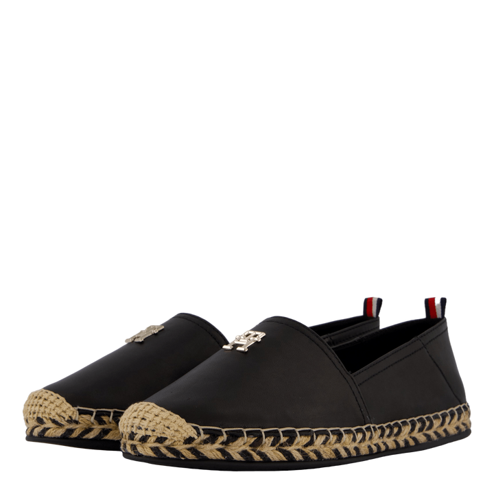 Th Leather Flat Espadrille