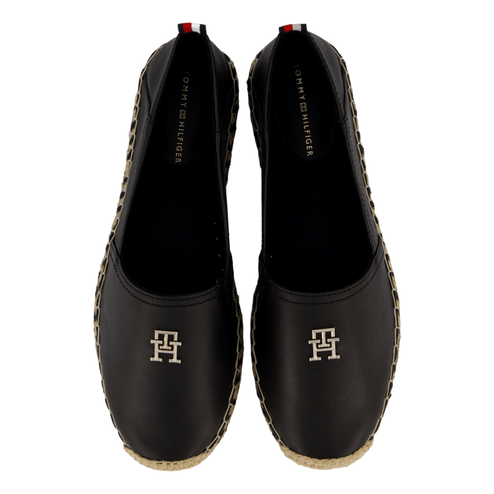 Th Leather Flat Espadrille