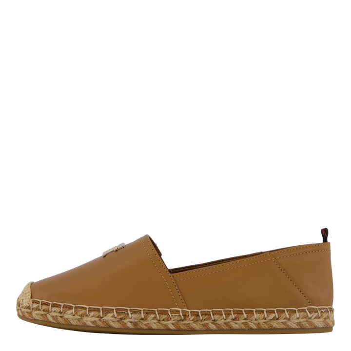 Th Leather Flat Espadrille