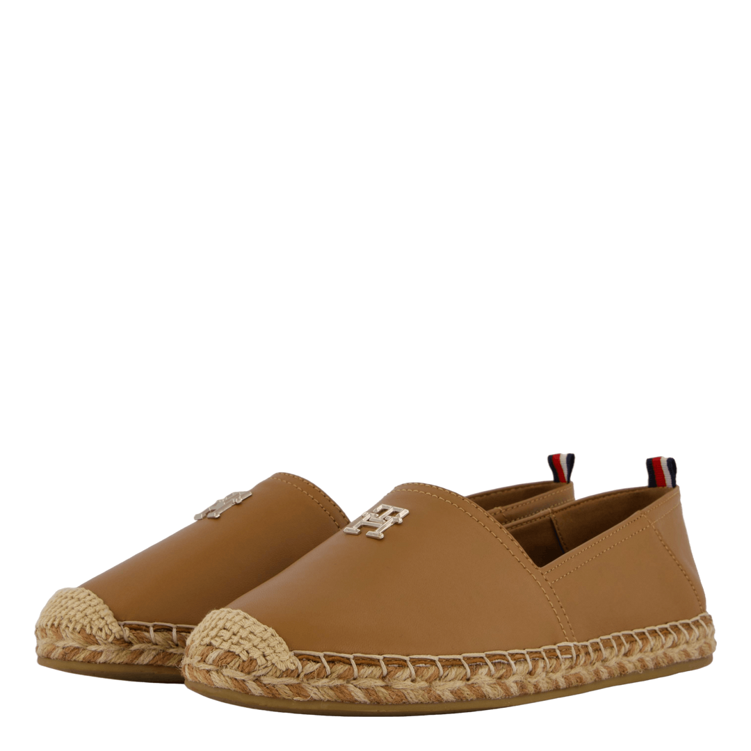 Th Leather Flat Espadrille
