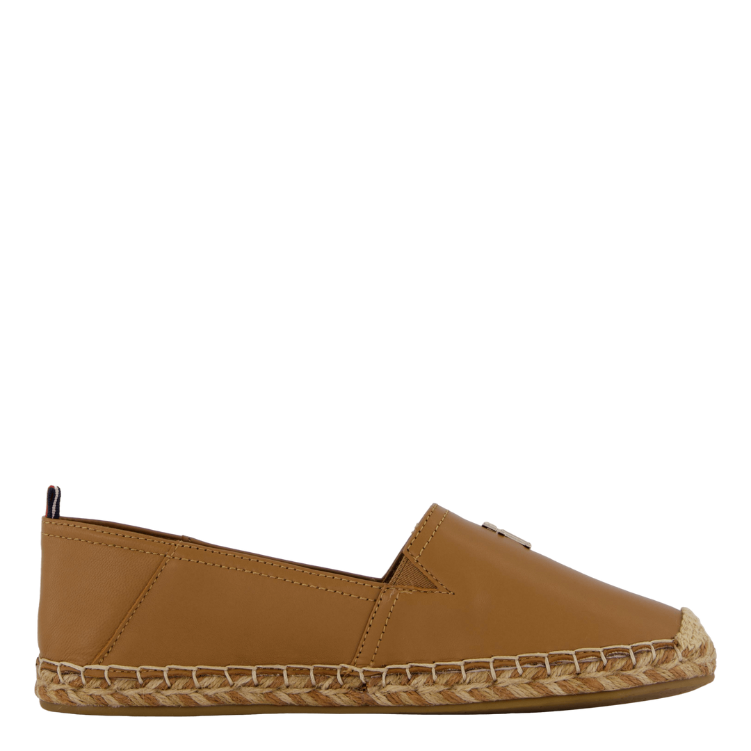 Th Leather Flat Espadrille