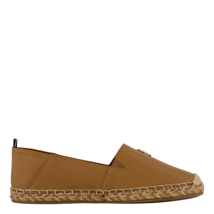 Th Leather Flat Espadrille