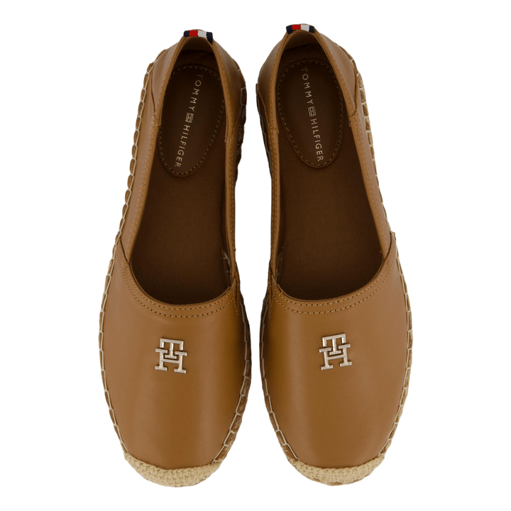 Th Leather Flat Espadrille