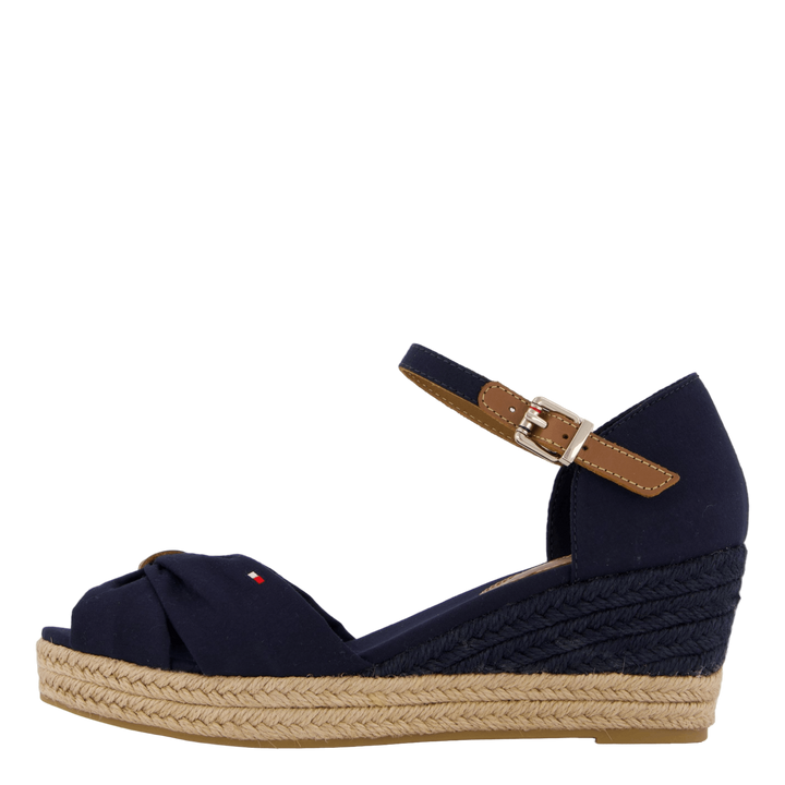 Basic Open Toe Mid Wedge