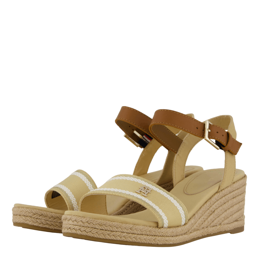 Webbing Wedge Sandal