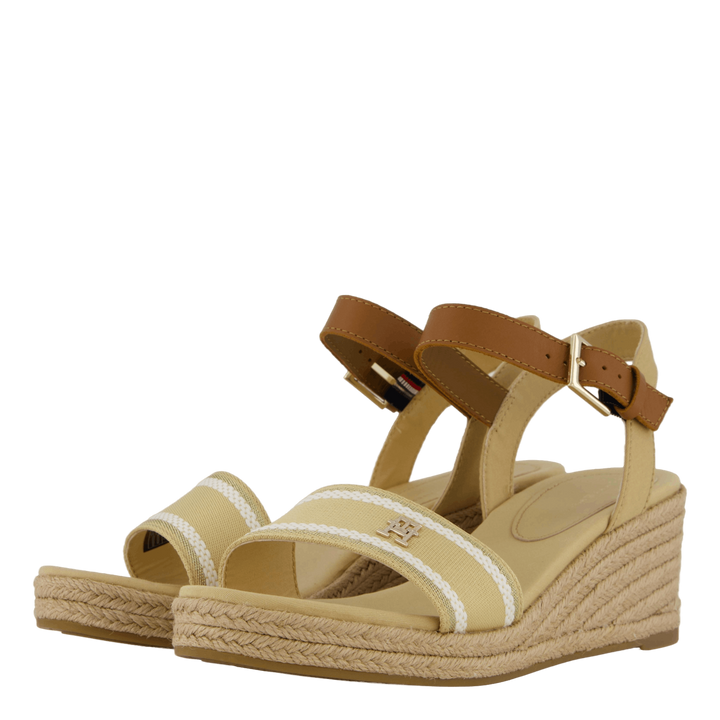Webbing Wedge Sandal