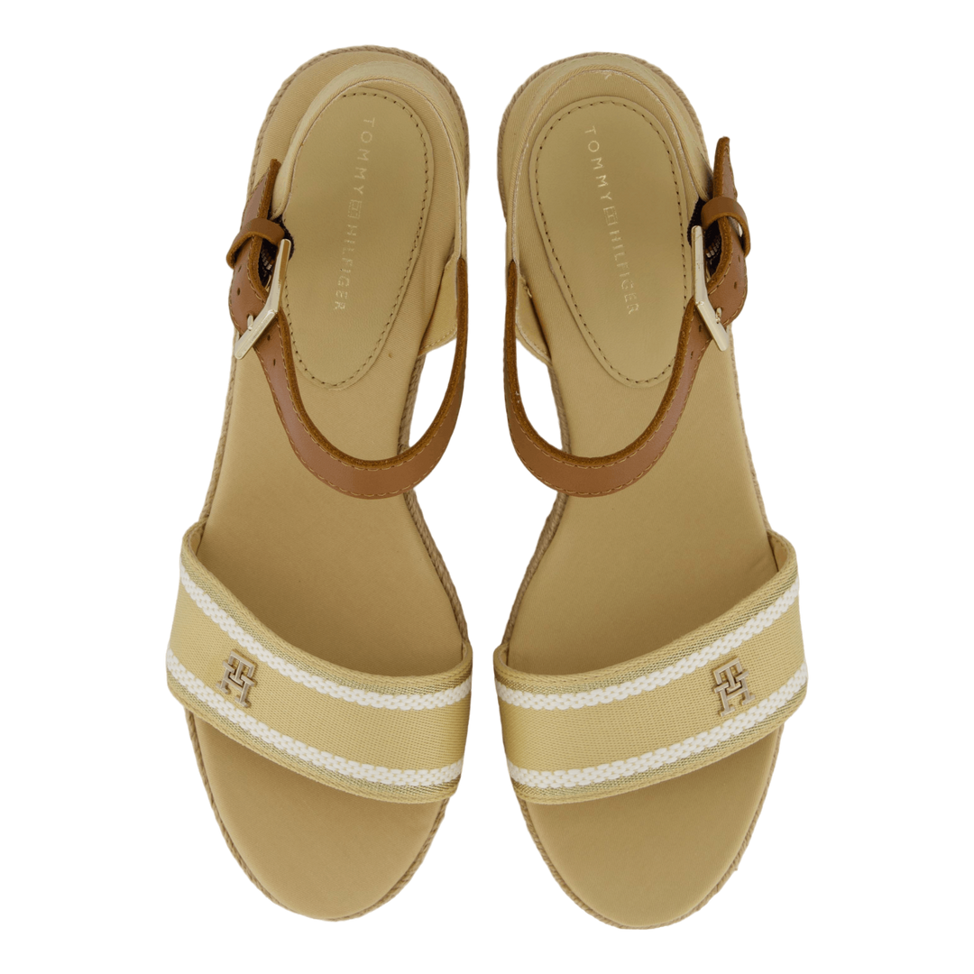 Webbing Wedge Sandal