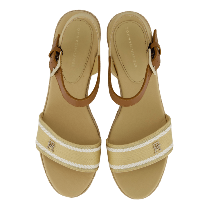 Webbing Wedge Sandal