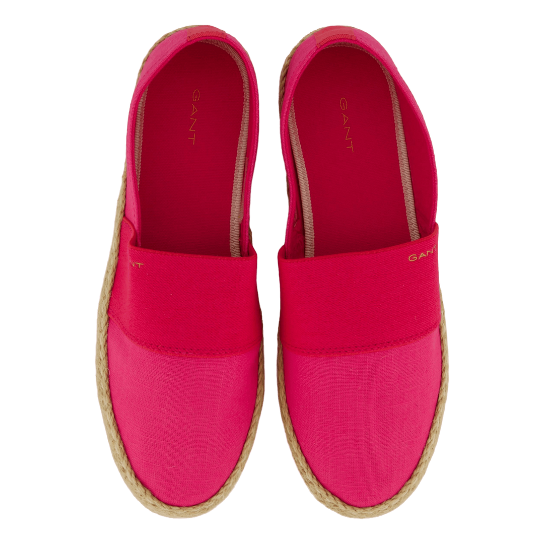 Raffiaville Espadrille Hot Pink