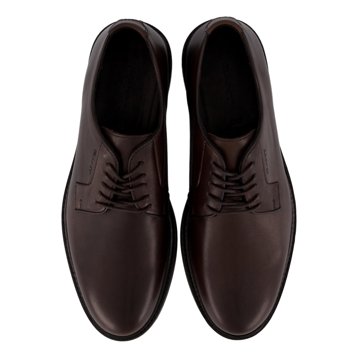 Bidford Low Lace Shoe Dark Brown
