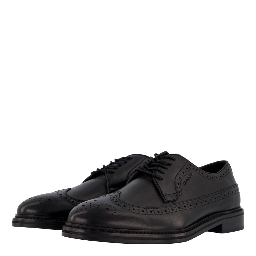 Bidford Low Lace Shoe Black