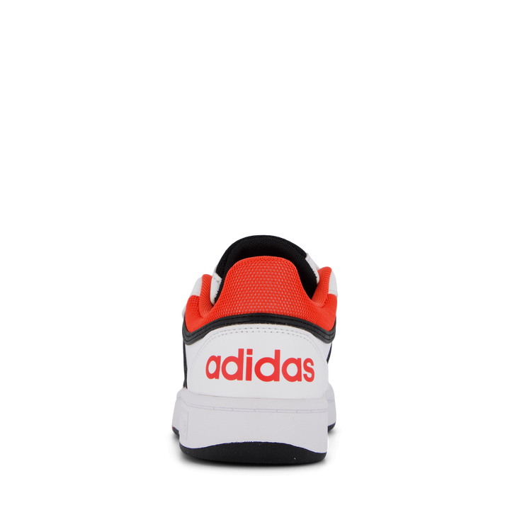 Hoops Lifestyle Basketball Hook-and-Loop Shoes Cloud White / Core Black / Bright Red