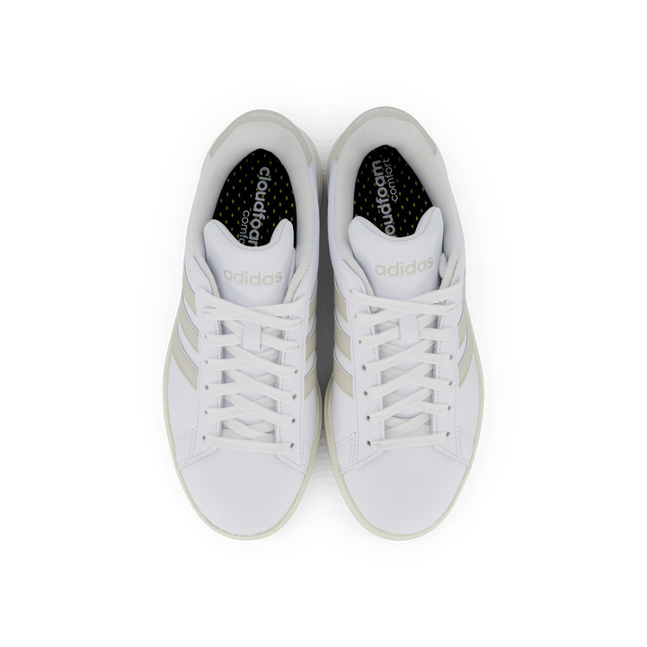 Grand Court Cloudfoam Comfort Shoes Cloud White / Aluminium / Off White