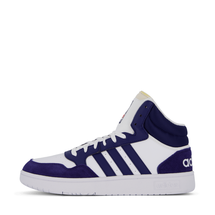 Hoops 3 Mid Lifestyle Basketball Classic Vintage Shoes Cloud White / Dkblue / Dkblue