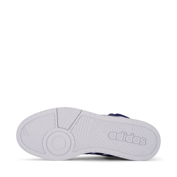 Hoops 3 Mid Lifestyle Basketball Classic Vintage Shoes Cloud White / Dkblue / Dkblue