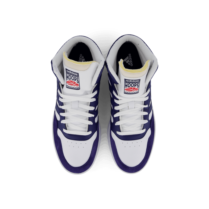 Hoops 3 Mid Lifestyle Basketball Classic Vintage Shoes Cloud White / Dkblue / Dkblue