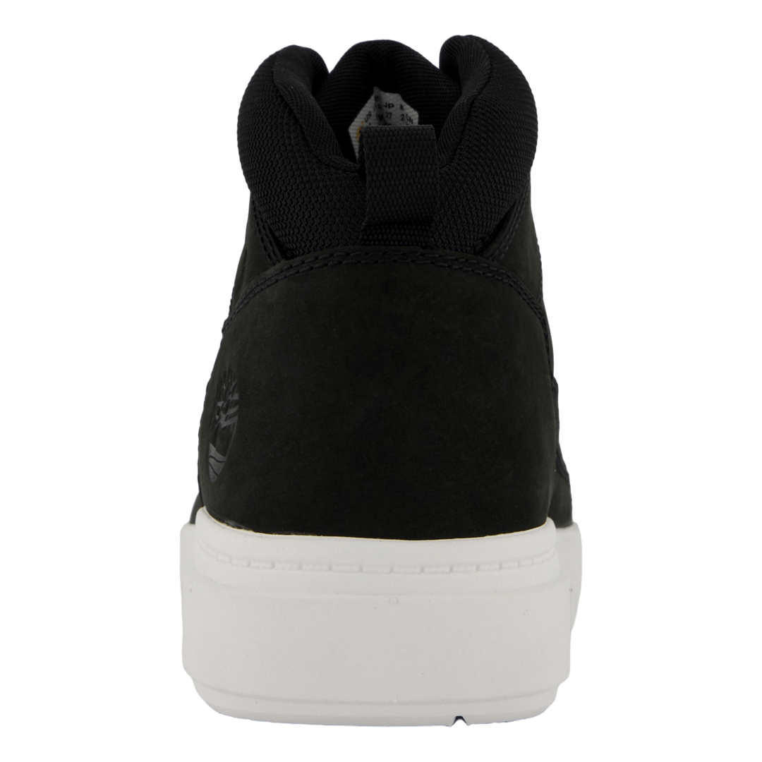 Mid Lace Up Sneaker Black Nubuck