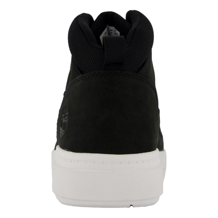 Mid Lace Up Sneaker Black Nubuck