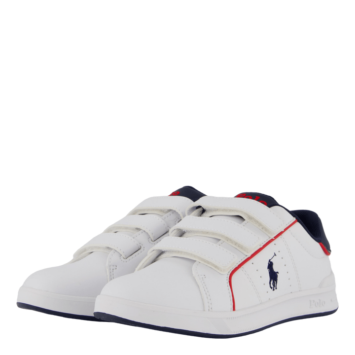 Heritage Court Iii Ez C-white Smooth/navy W/ Navy Pp