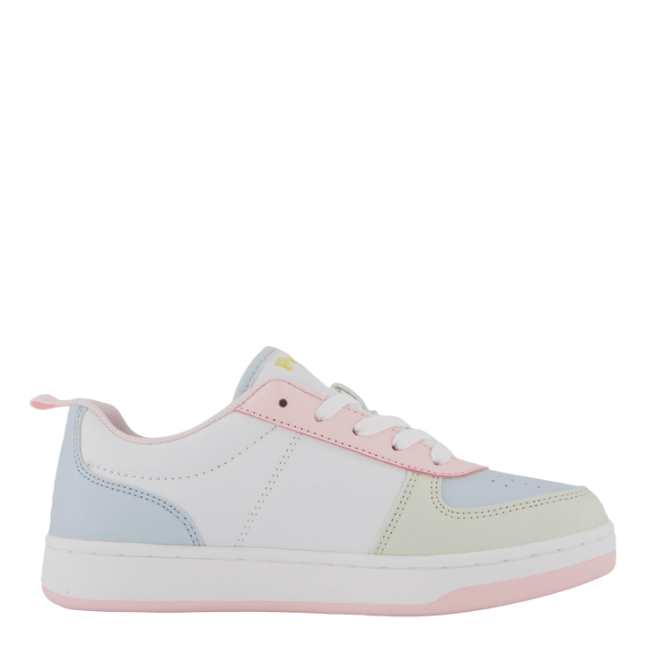 Polo Court Ii C-white Tumbled/lt Pink/lt Blu