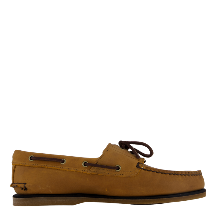 Classic Boat Boat Shoe Wheat Full Grain