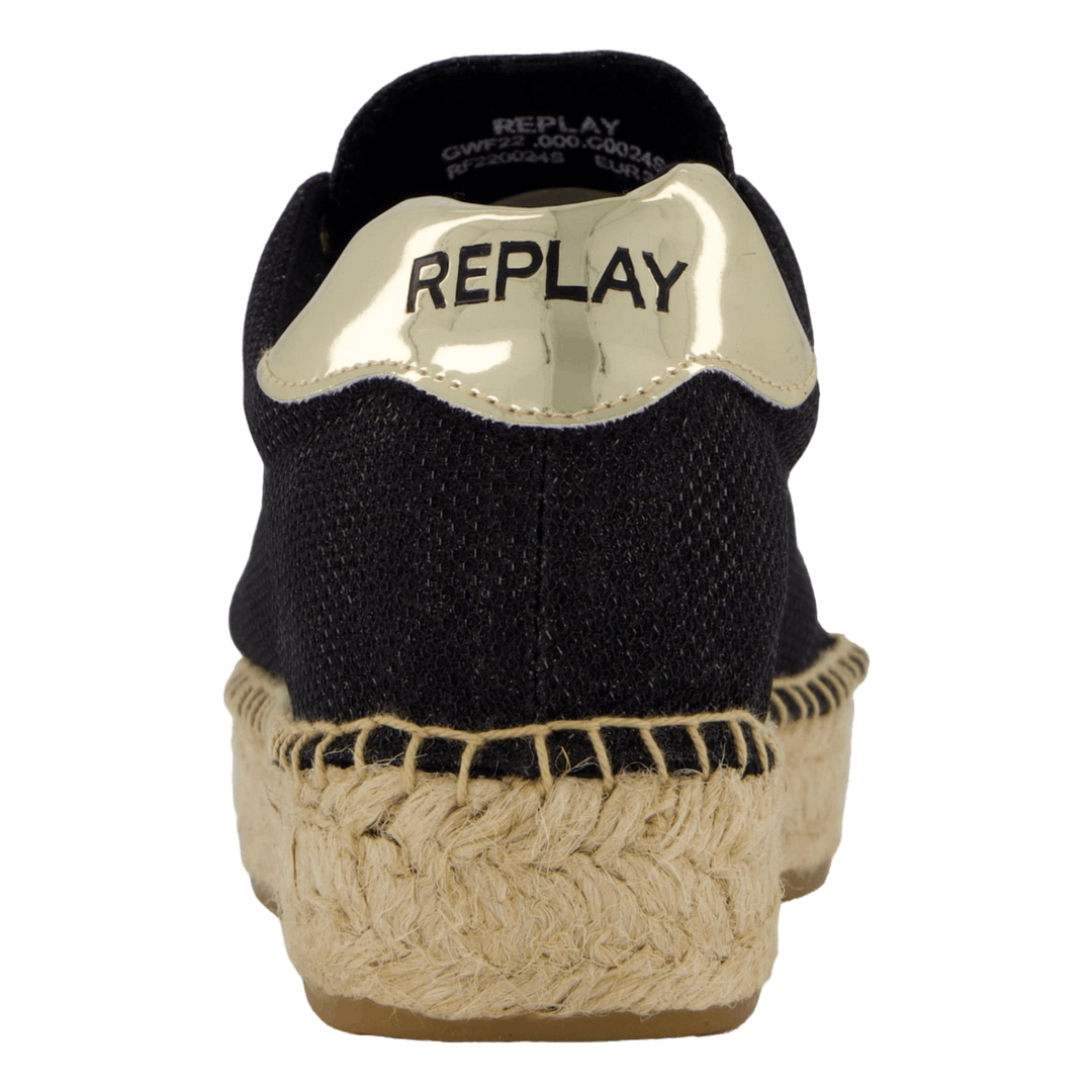 Winn Espadrille Black