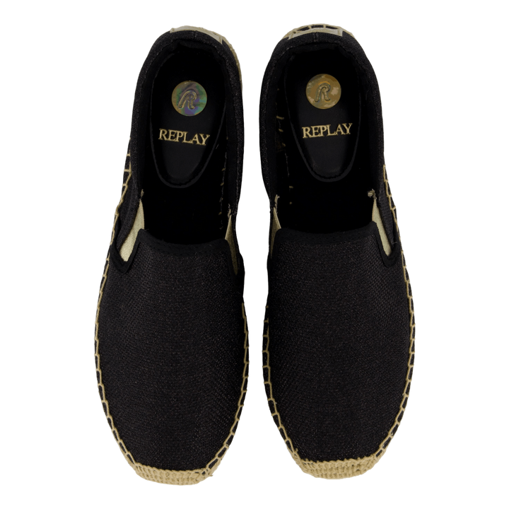 Lawton Espadrille Black