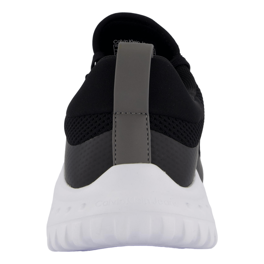 Eva Runner Sock Low Knit Mtr Black/white/ Charcoal Grey