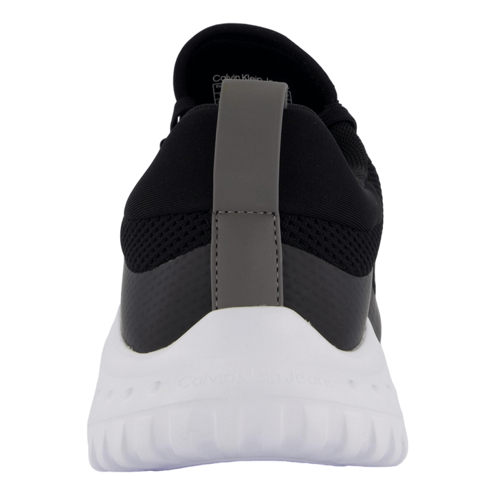 Eva Runner Sock Low Knit Mtr Black/white/ Charcoal Grey