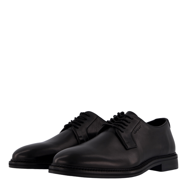 Bidford Low Lace Shoe Black